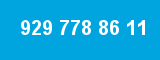 929 778 86 11